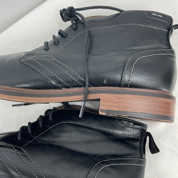 SONOMA SIZE 8.5 Men\'s Black Leather Ankle Boots main image 8